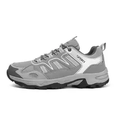 SHANDIAN - Zapatillas Outdoor Deportivos Hombre Gris