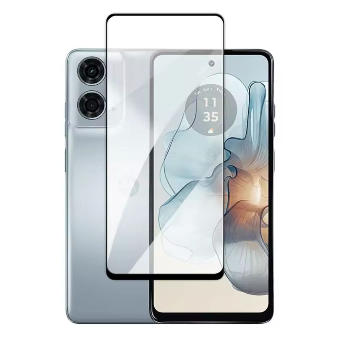 GENERICO - Lamina Mica Vidrio Templado Completa Para Motorola G24 Power