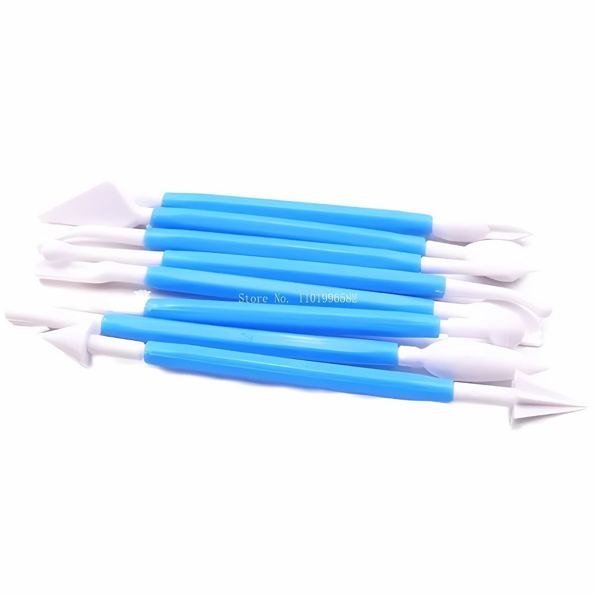 GENERICO - Set 9 Modeladores de Repostería para Fondant y Galletas Azul