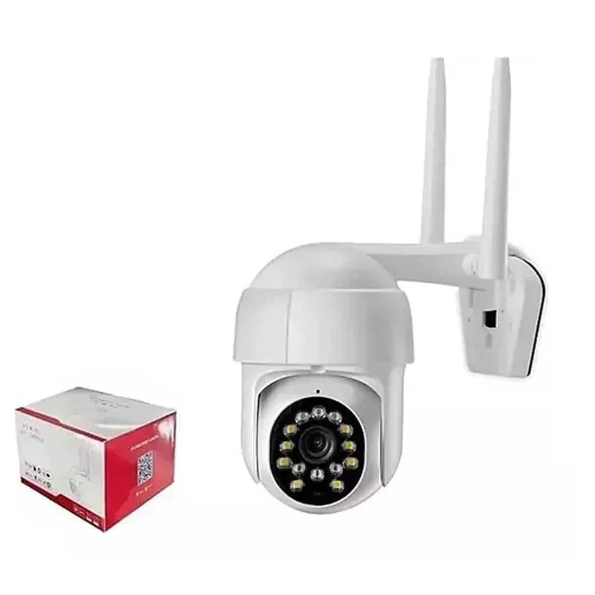 GENERICO - Smart Camara Ip Wifi Alarma Exterior Anti Agua