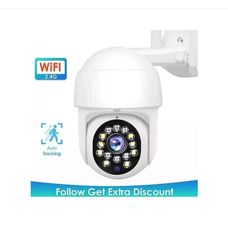 GENERICO - Smart Camara Ip Wifi Alarma Exterior Anti Agua