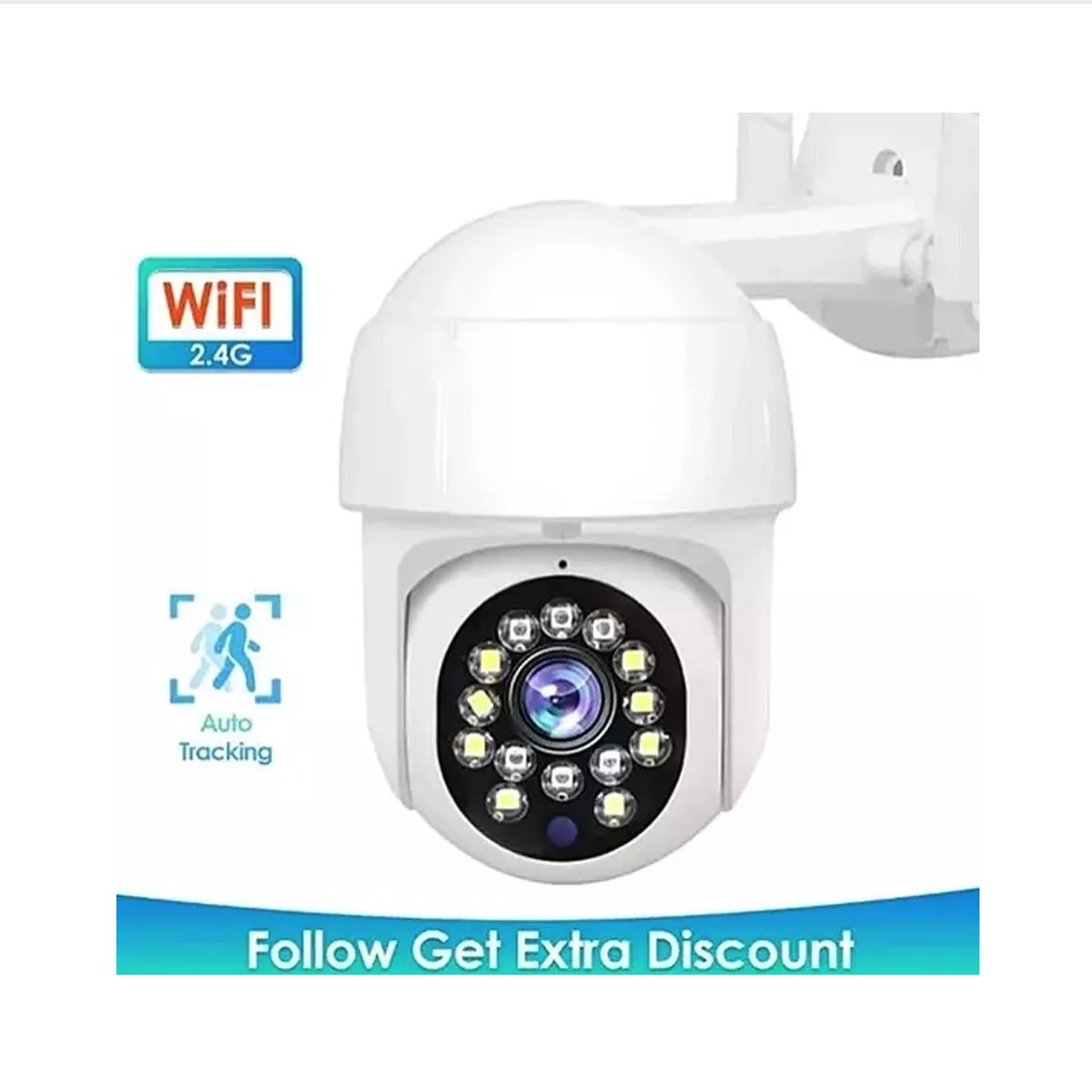 GENERICO - Smart Camara Ip Wifi Alarma Exterior Anti Agua