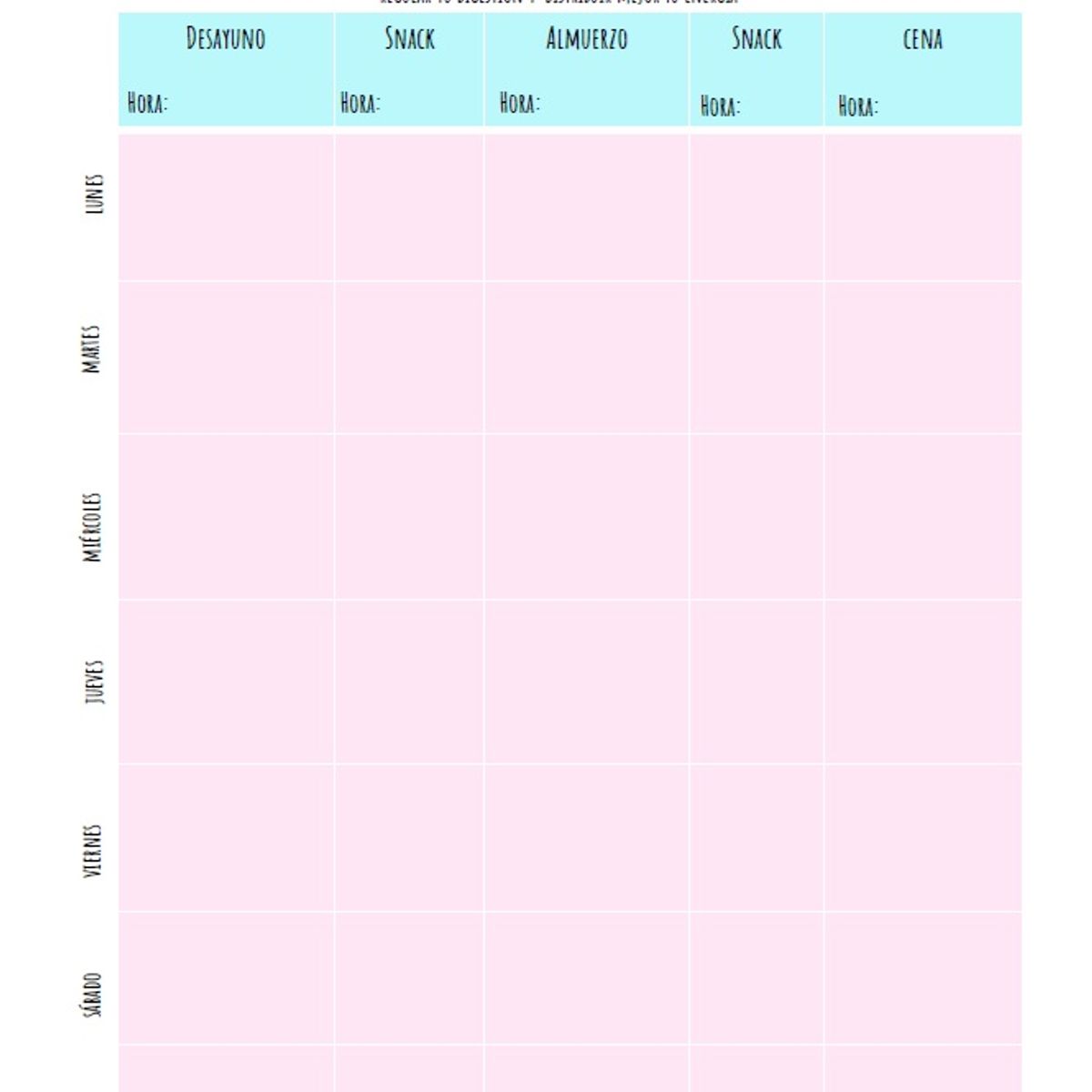 LITTLE PITTY - Planificador vida saludable