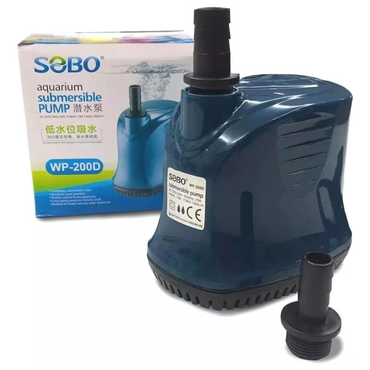 IMPORTCLICK - Bomba Agua Fuente Piletas Peceras Sumergible 25W Azul