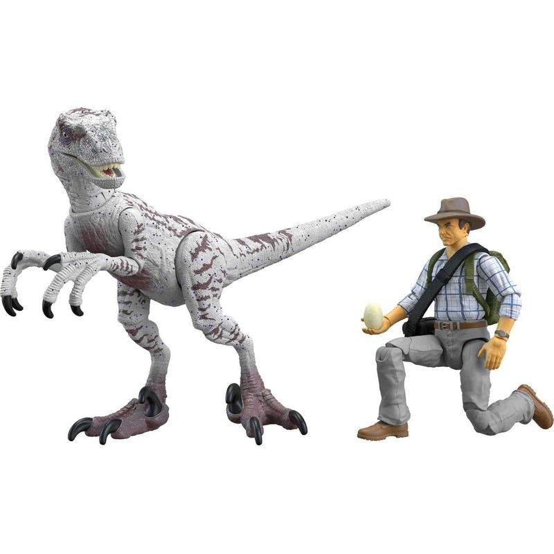 JURASSIC WORLD - Jurassic World Dr Alan Y Velociraptor Hammond Collection