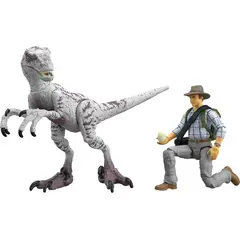 JURASSIC WORLD - Dr Alan Y Velociraptor Hammond Collection