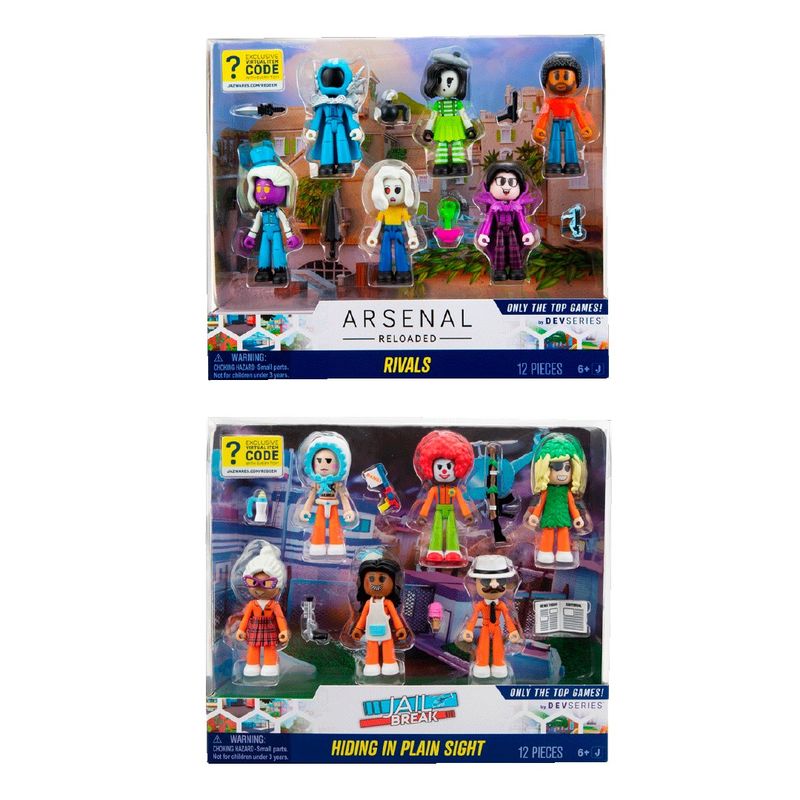 IMEXPORTA - Pack 6 Figuras Articuladas 7 Cm Arsenal Reloaded Rivales