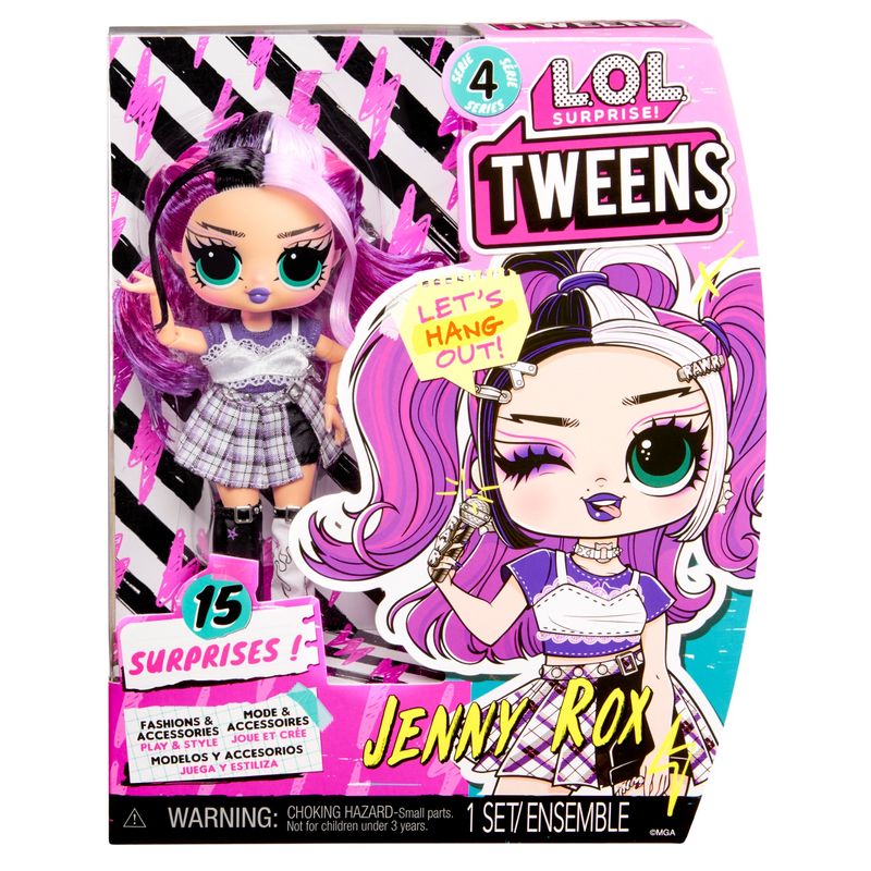LOL SURPRISE - Muñeca Articulada Tweens Jenny Rox LOL Sorpresa