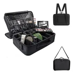 MUNDO MAGIA - Maleta De Maquillaje Grande Negra