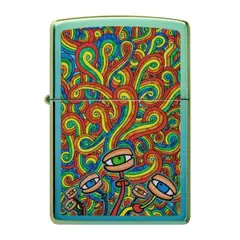ZIPPO - Encendedor Psychedelic Imagery Verde ZP49191CI416387