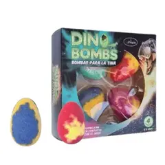 GENERICO - Bombas De Baño Dino 4 Pcs. La Prepie