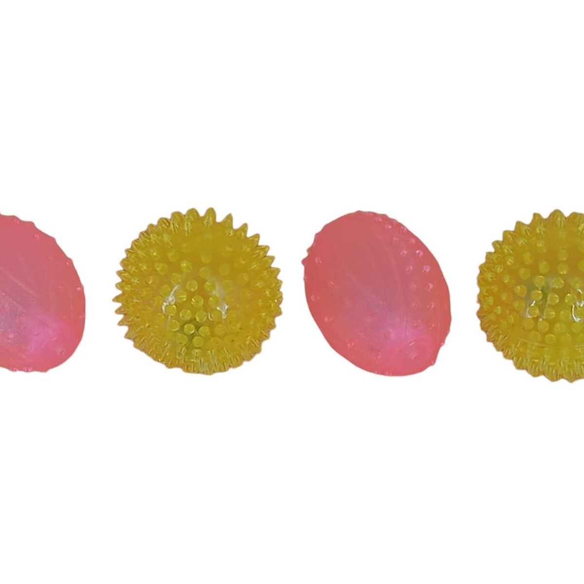 GENERICO - Set 4 Pelotas Con Luz Led Y Sonido, Perros, Gatos, Mascotas