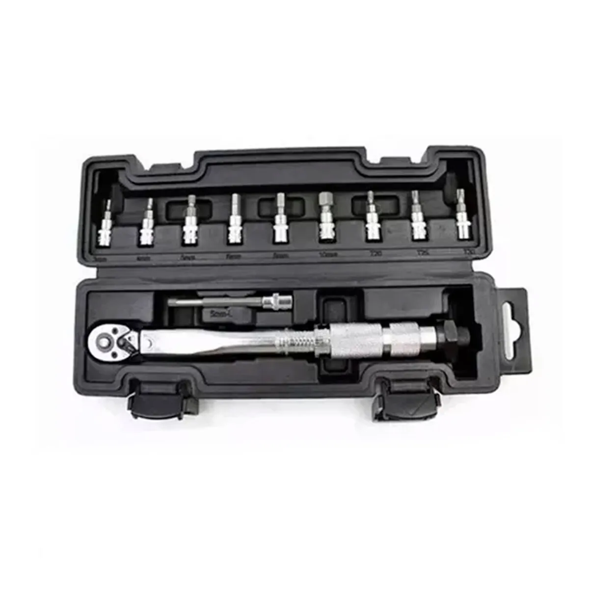 ESHOPANGIE - Llave De Torque Torquimetro 1/4 Pulgada 5 A 25nm -11 Piezas.