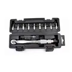 ESHOPANGIE - Llave De Torque Torquimetro 1/4 Pulgada 5 A 25nm -11 Piezas.