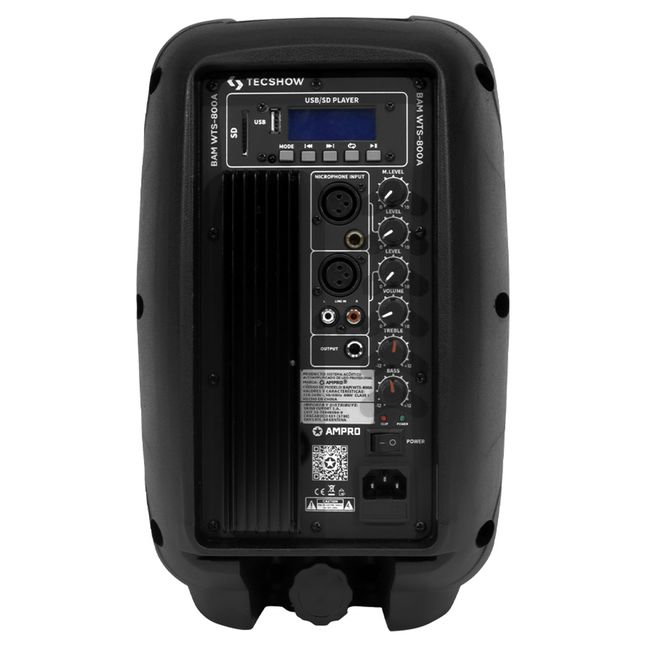 TECSHOW - Parlante Activo Profesional 150W RMS TecShow BAM-WTS800A