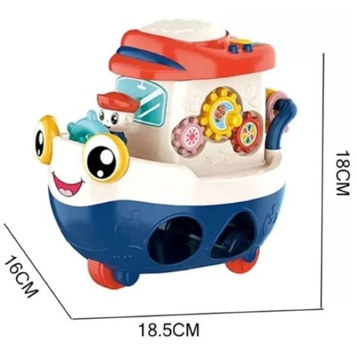 GENERICO - Barco Didáctico  Luz Y Sonido Para Bebe