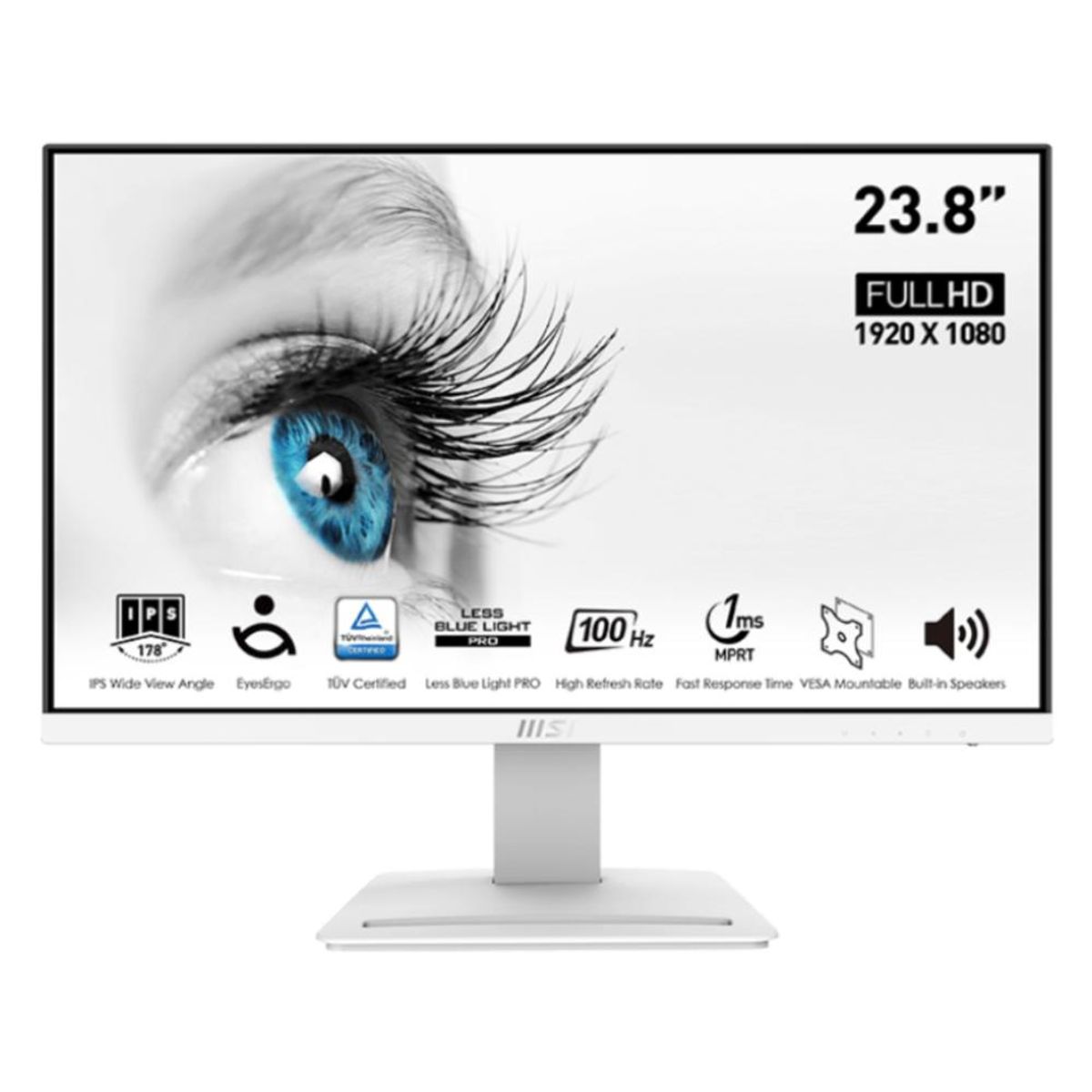 MSI - Monitor MSI PRO MP243XW 238 IPS 100Hz 1ms 1920 x 1080