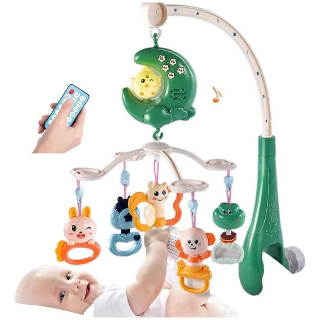 GENERICO - Móvil De Bebé Musical Con Lampara Y Control Remoto