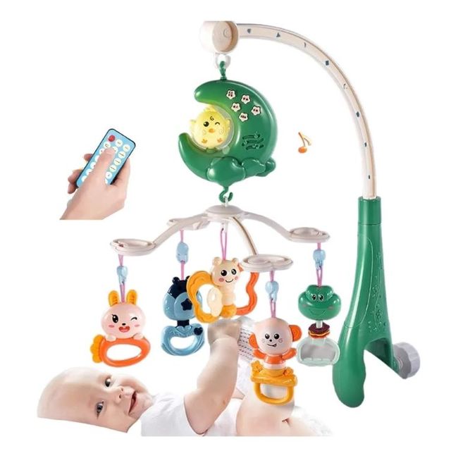 GENERICO - Móvil De Bebé Musical Con Lampara Y Control Remoto