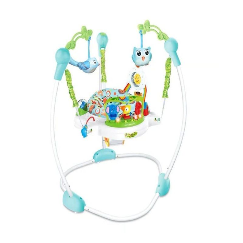 GENERICO - Silla Arnés Saltarín Azul con Accesorios