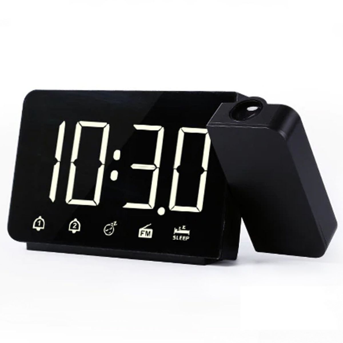 GENERICO - Radio Reloj Con Proyección De Hora Y Pantalla Led - SC