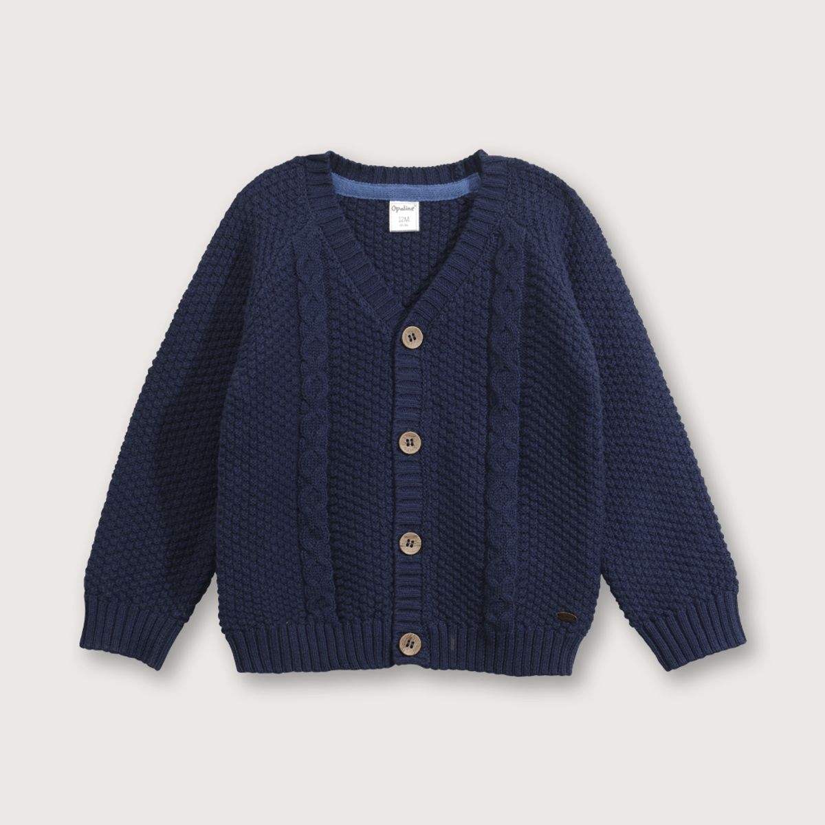 OPALINE - Chaleco Bebé niño Azul 39338 Opaline