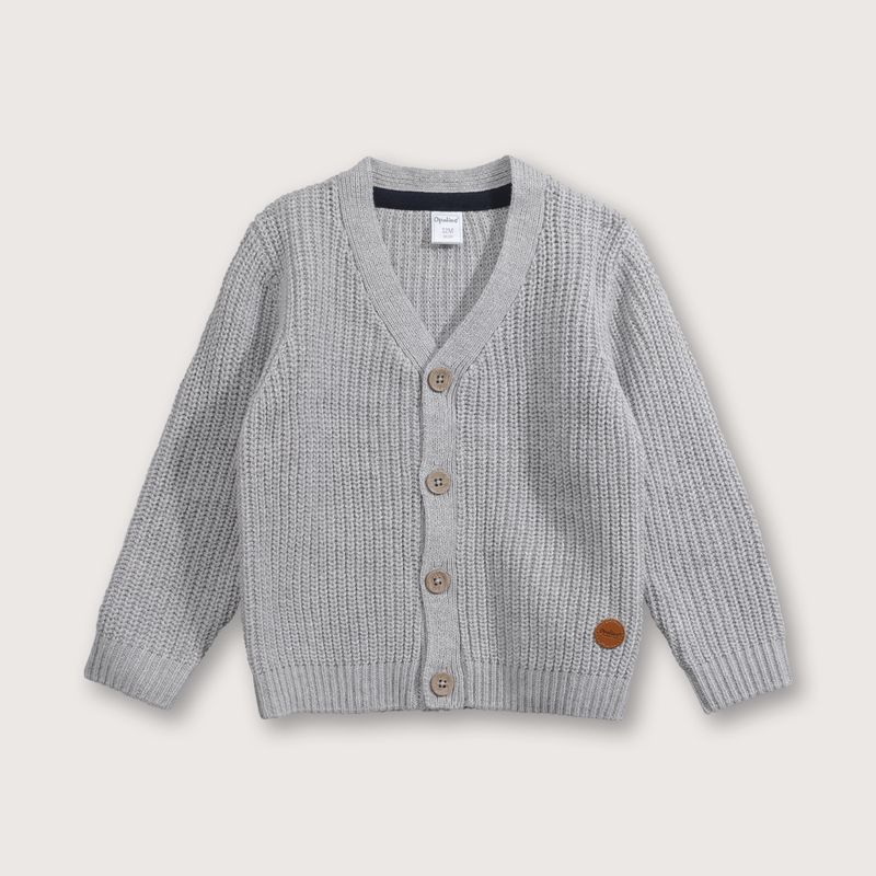 OPALINE - Chaleco Bebé niño Gris 39339 Opaline
