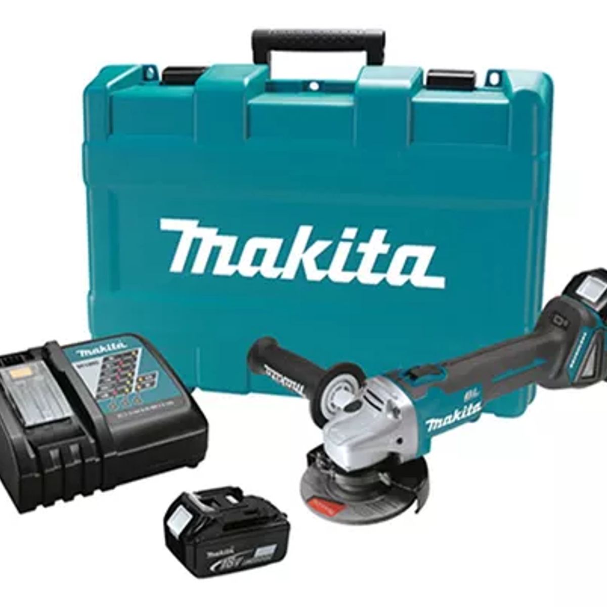 MAKITA - ESMERIL ANGULAR INALAMB. 4.1/2", 18 V. (DGA454 RFE)