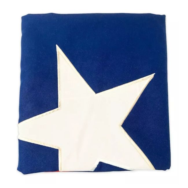 GENERICO - Bandera Chilena Bordada Tela 400x600cm Doble Costura Refozada