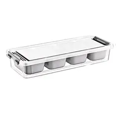 GENERICO - Contenedor Alimentos con 4 potes 2,5 LT LIBRES BPA