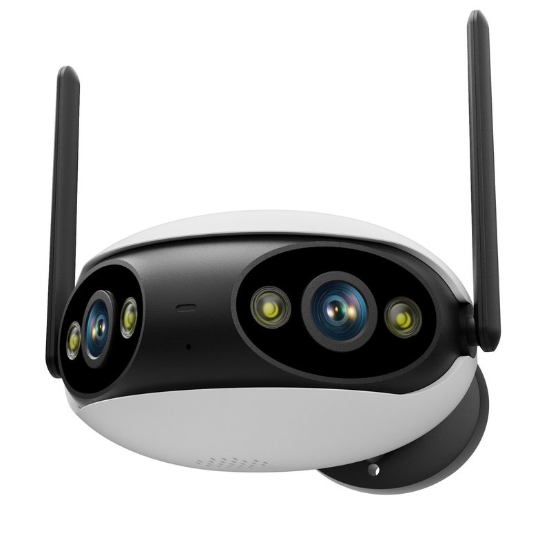 GENERICO - Camara Panoramica Vigilancia 2k 4.0 Megapixeles Doble Lente Seguridad