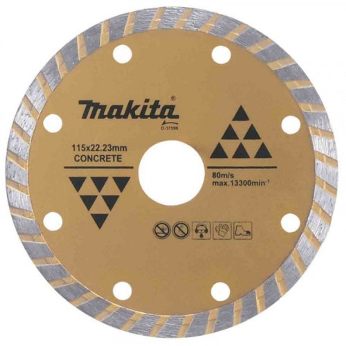 MAKITA - Disco Diamantado esmeril 4-12 115x2225 mm Makita D-37596