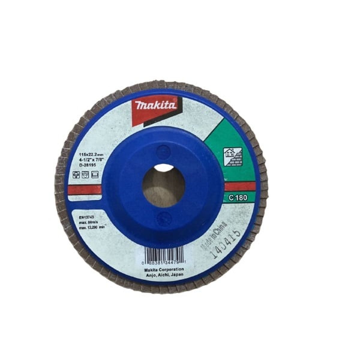 MAKITA - Disco Lija Flap Traslapado 115mm Makita D-28195