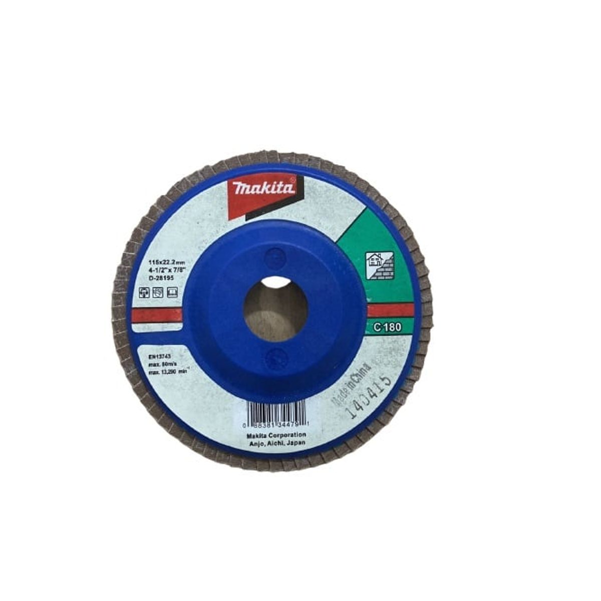 MAKITA - Disco Lija Flap Traslapado 115mm Makita D-28195