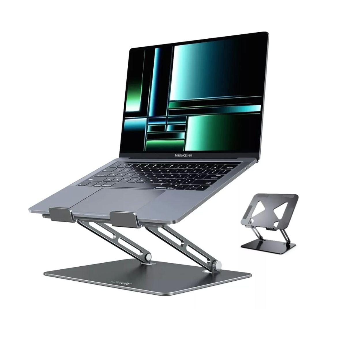 GENERICO - Soporte Base Alzador Linkon Para Macbook Notebook Hasta 17