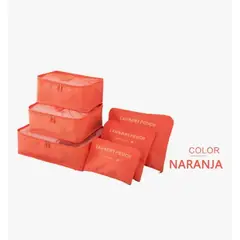 GENERICO - Bolsa Organizador Maleta Impermeable Set 6