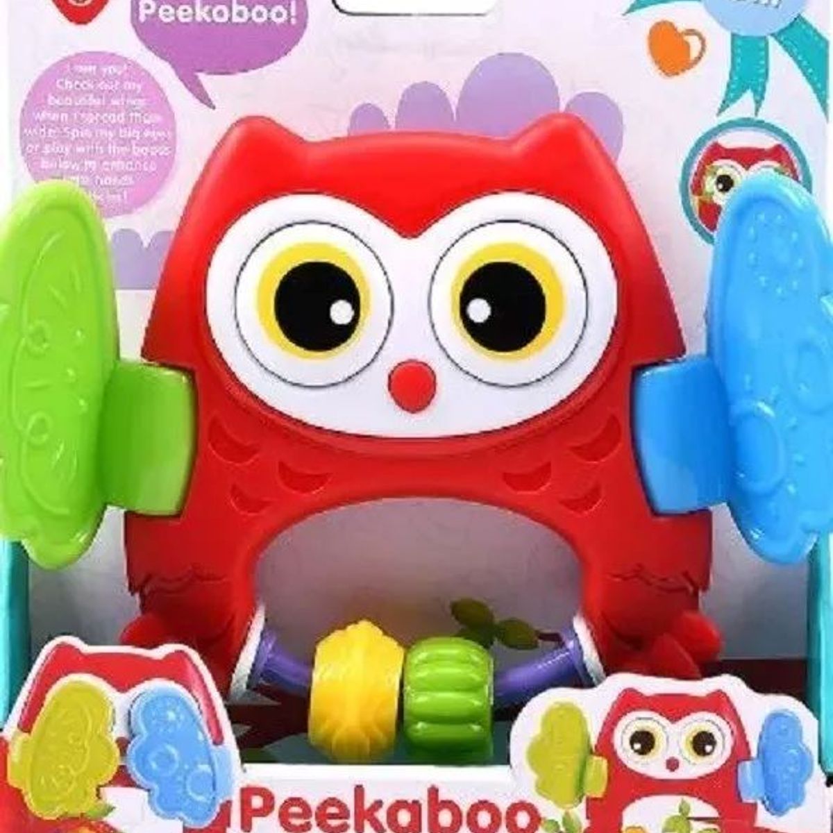 PLAY AND GO - Sonajeros Mordedores De Bebé Juguete Buho