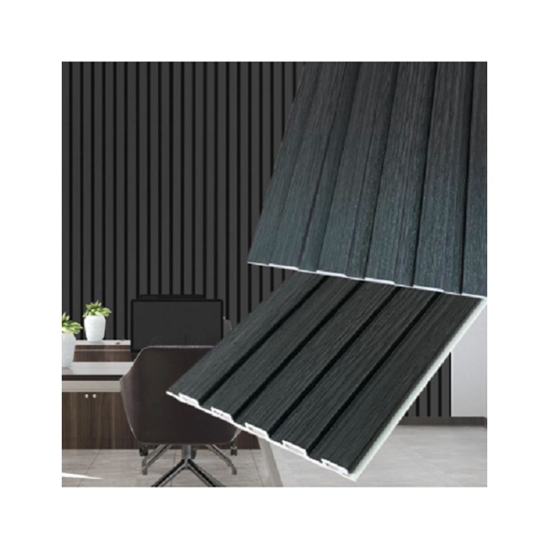 GENERICO - WPC Wall Panel Interior Slim 10 piezas - Grafito