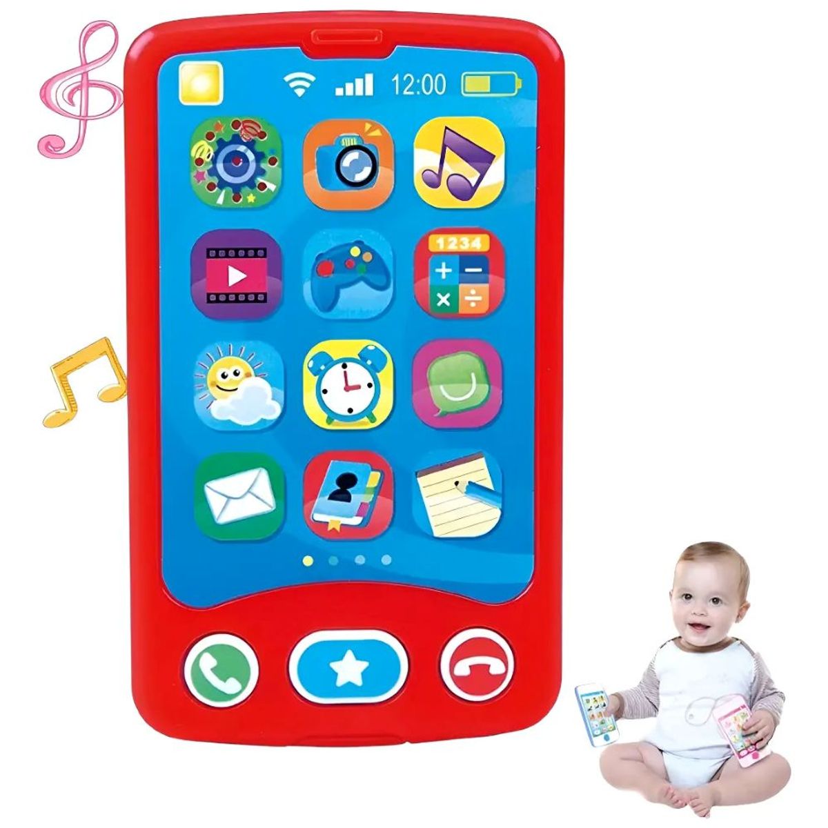 PLAY AND GO - Primer Teléfono Didáctico Para Bebe Con Sonido