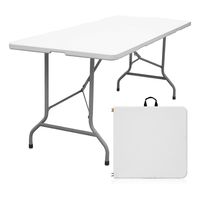 Mesa Plegable 1.80 Metros Portatil Multiuso Camping Maleta