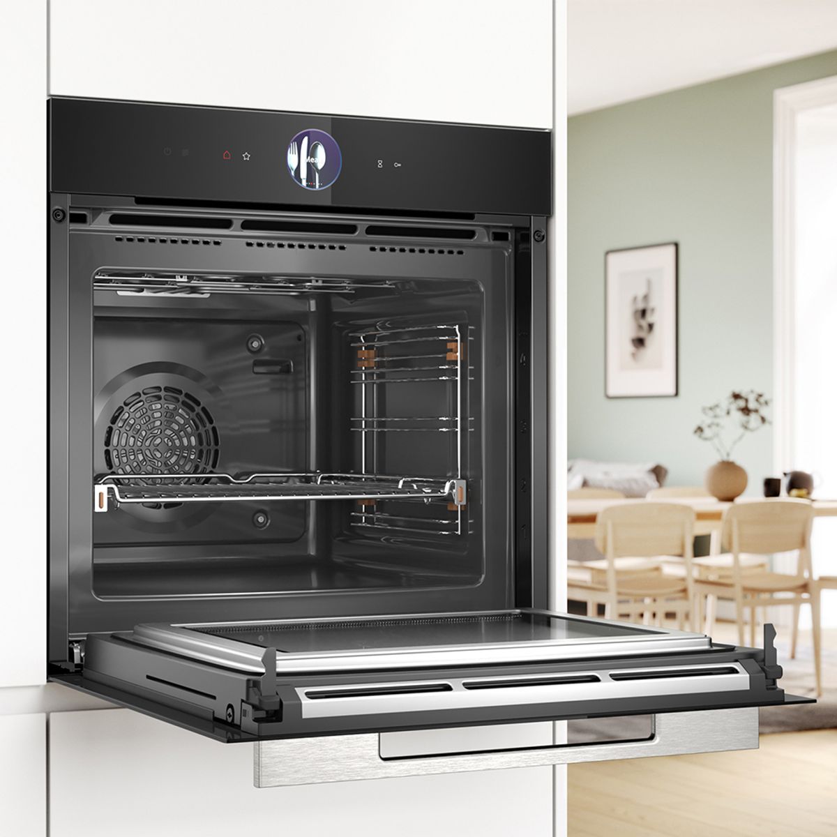 BOSCH - Horno Eléctrico 4D Hotair Bosch Dish Assist 60cm 67 Lts