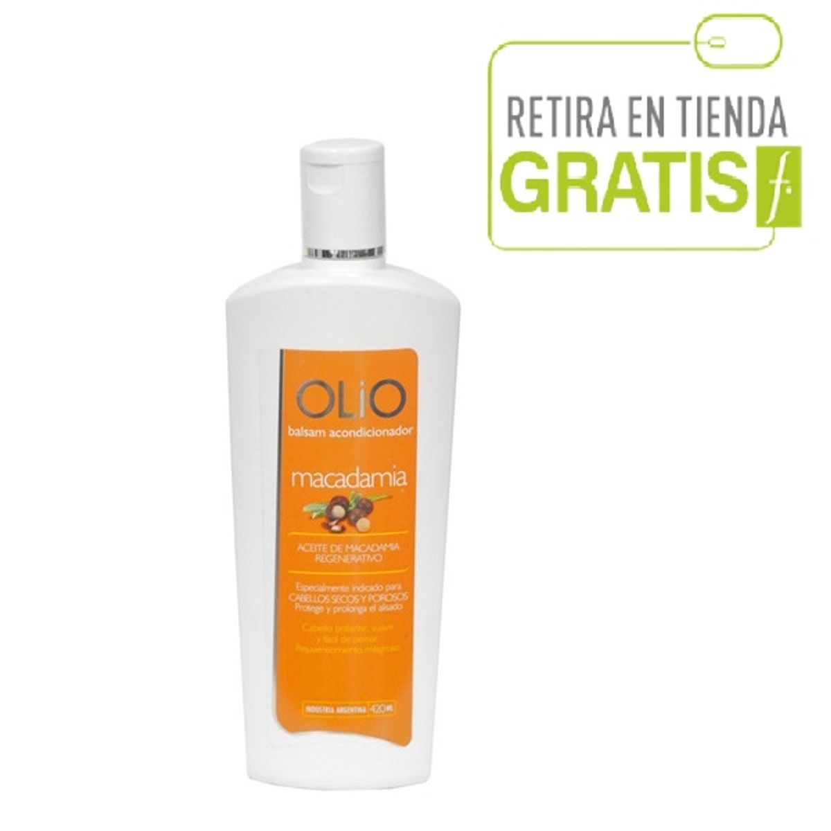 OLIO - OLIO Acondicionador De Macadamia Sin Sal