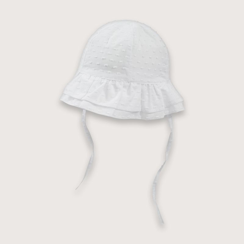 OPALINE - Gorro Bebé niña Blanco 39370 Opaline