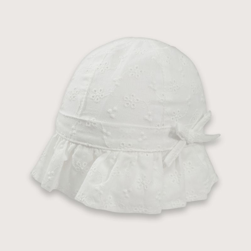 OPALINE - Gorro Bebé niña Blanco 39369 Opaline