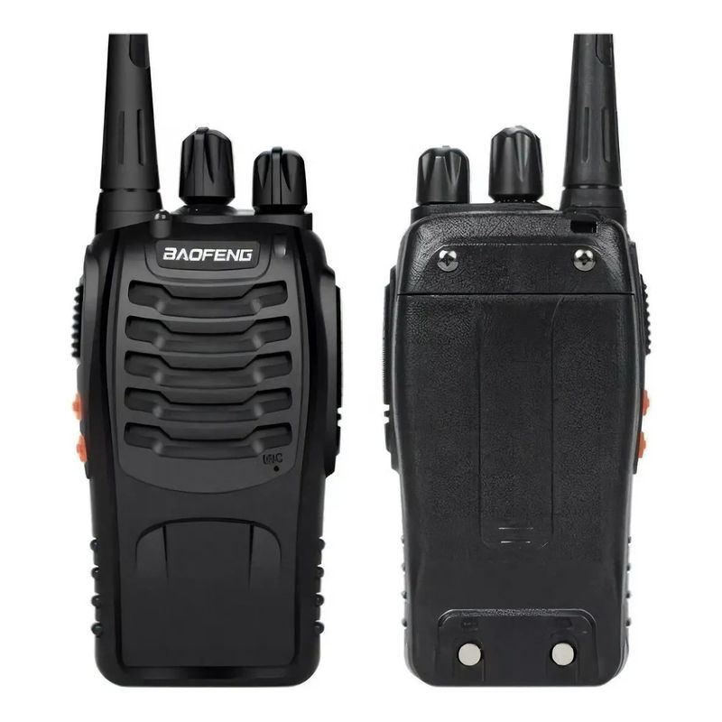 BAOFENG - Radio Transmisor 2 Vías Baofeng Bf-888s Negro Bandas De Frecuencia Uhf
