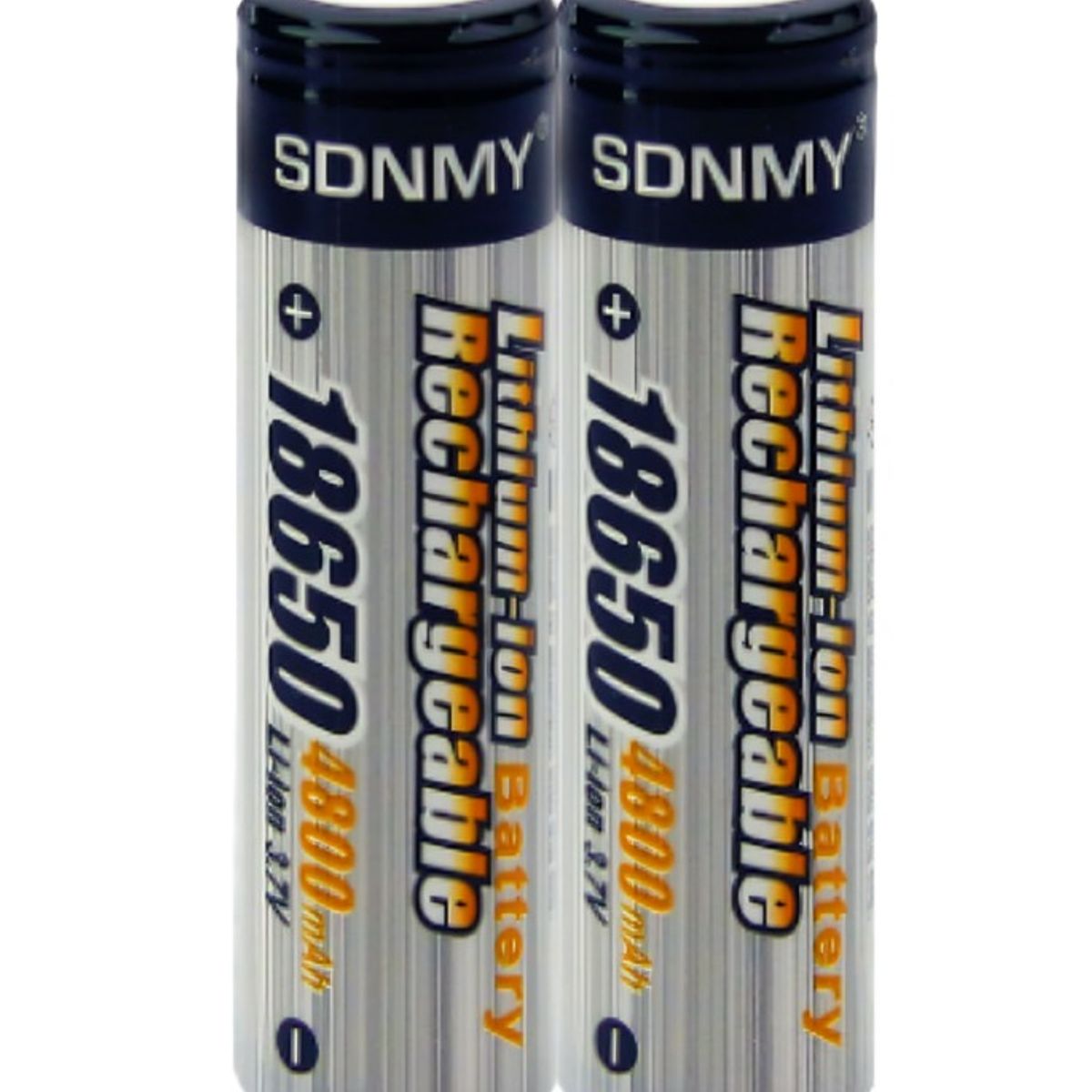 OEM - PILA SDNMY PUNTA 18650 SET X 2 PCS 3.7V RECARGABLE 4.800 MAH