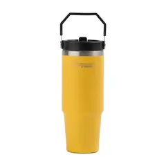 THERMOS - BOTELLA DE AGUA TRAVEL MUG FLIPLID ACERO INOXIDABLE 880ML AMARILLO