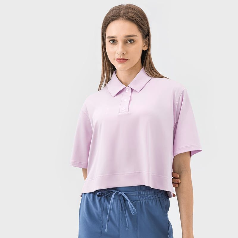 RURUTOTO - Polera Pique Manga Corta Mujer Negro_.
