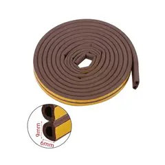 GENERICO - Burlete Cinta 10Mts Aislante Térmico Adhesivo Puerta Ventana