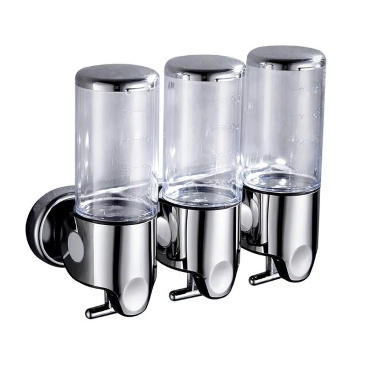 GENERICO - Dispensador Triple De Jabon Liquido Shampoo Acondicionador